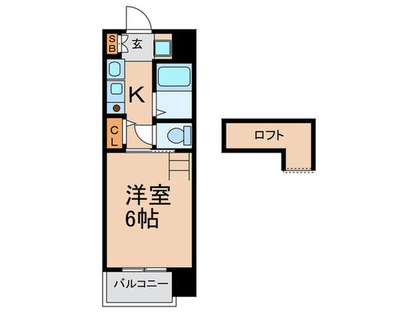 ｴｽﾃﾑｺｰﾄ大阪･中之島南(414)の物件間取画像